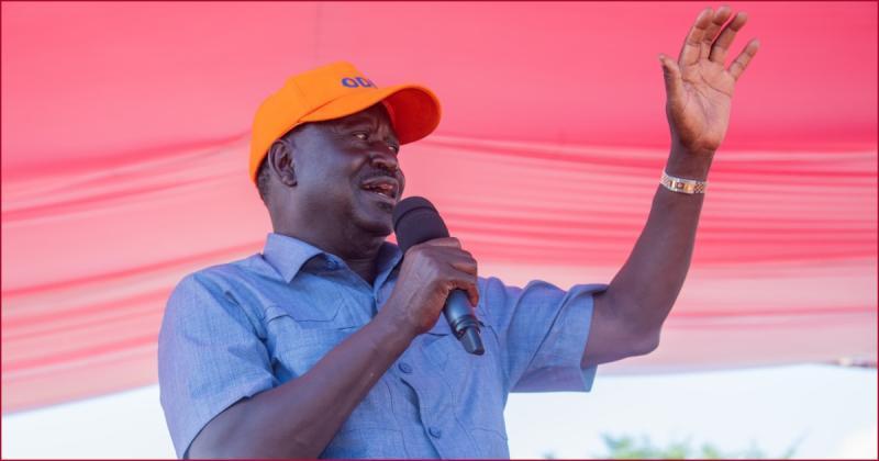 Azimio La Umoja leader Raila Odinga says Affordable Housing was initially a plan on his side.